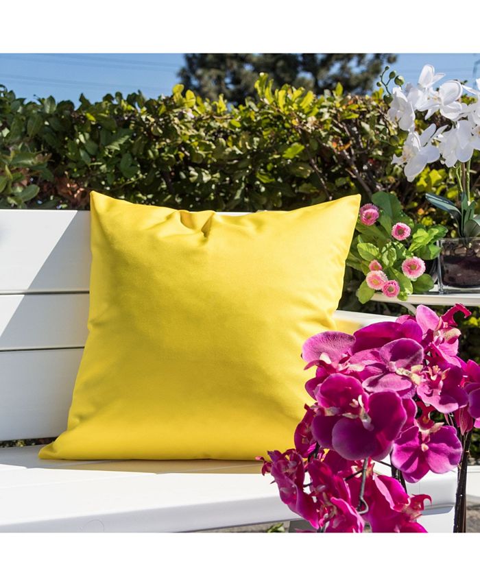 Homey Cozy June 20" x 20" Outdoor Pillow 2Pack Macy's