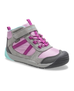 SIZE 10.5M; Merrell Kids Toddler and Little Girl Bare Steps Ridge Boot