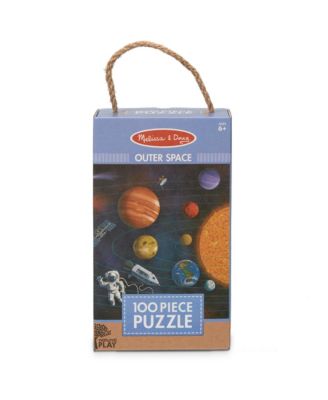 Melissa and Doug Melissa Doug Cardboard Jigsaw Floor Puzzle: Outer Space 100 Pieces