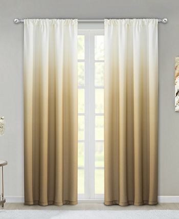 Dainty Home - Ombre 40" x 84" Curtain Set