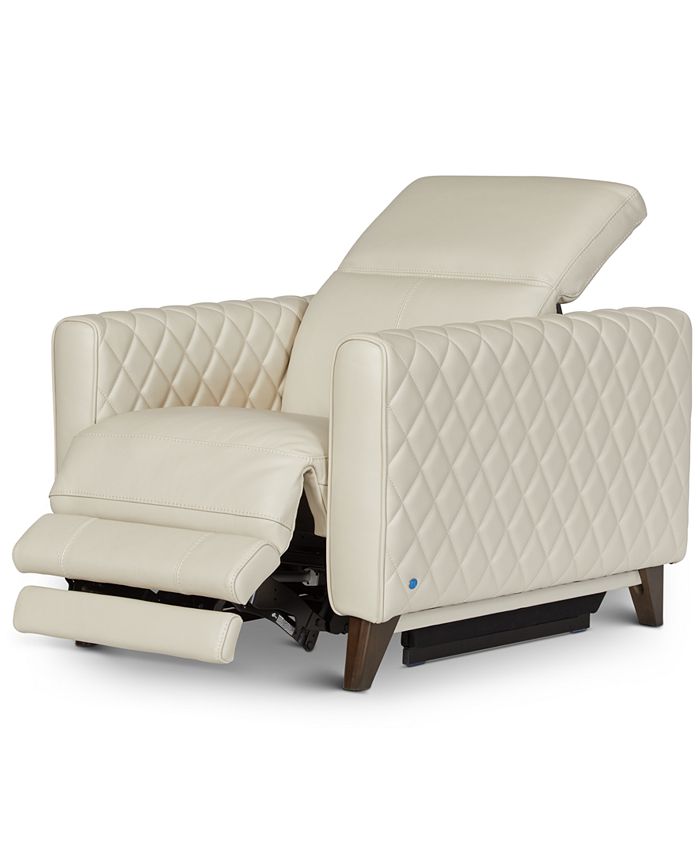 Jaconna leather deals sectional