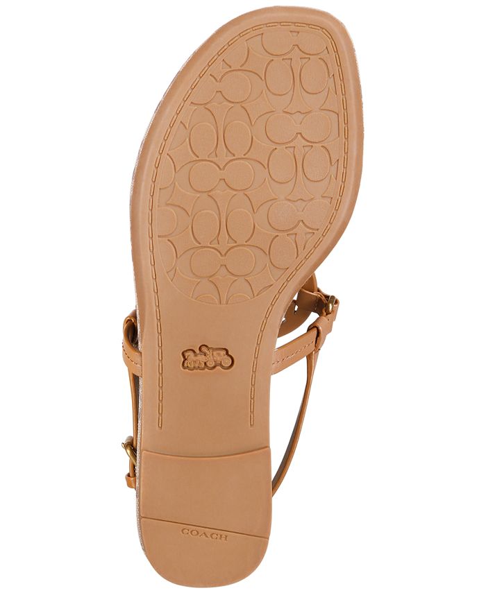 COACH - Women's Jeri Leather Sandals