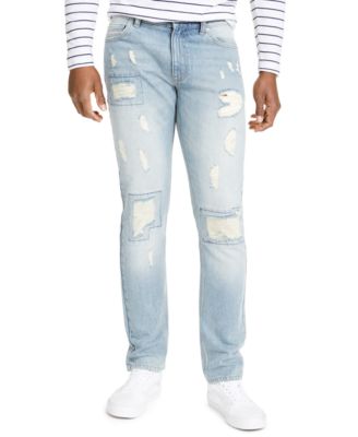 armani exchange ripped jeans