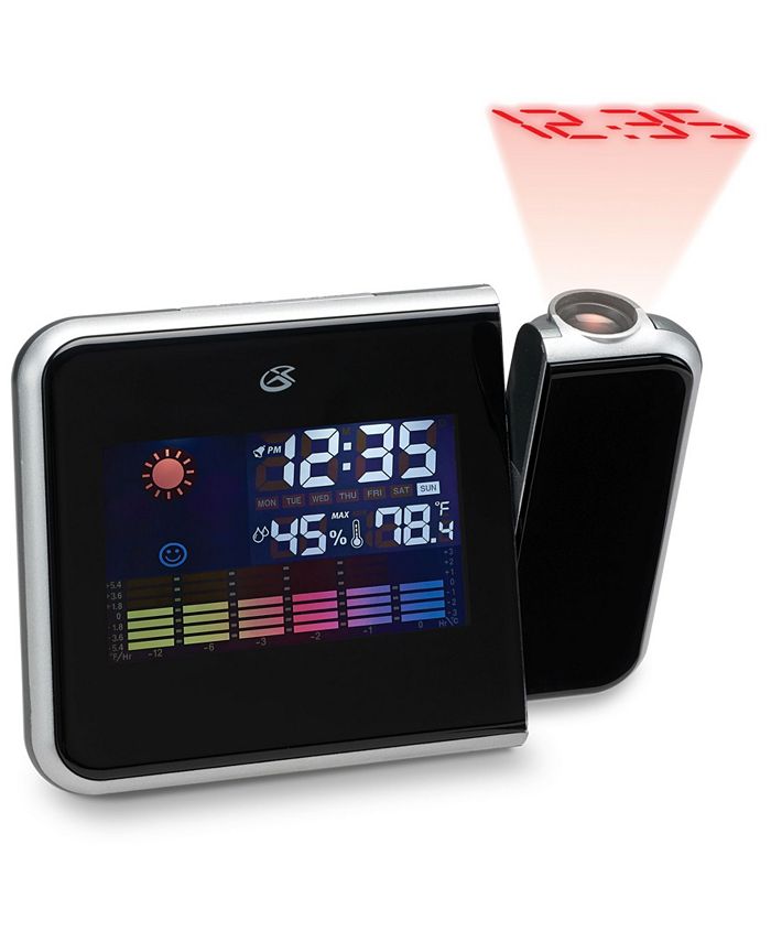 GPX Weather Alarm Clock with Time Projection, CP108B Macy's