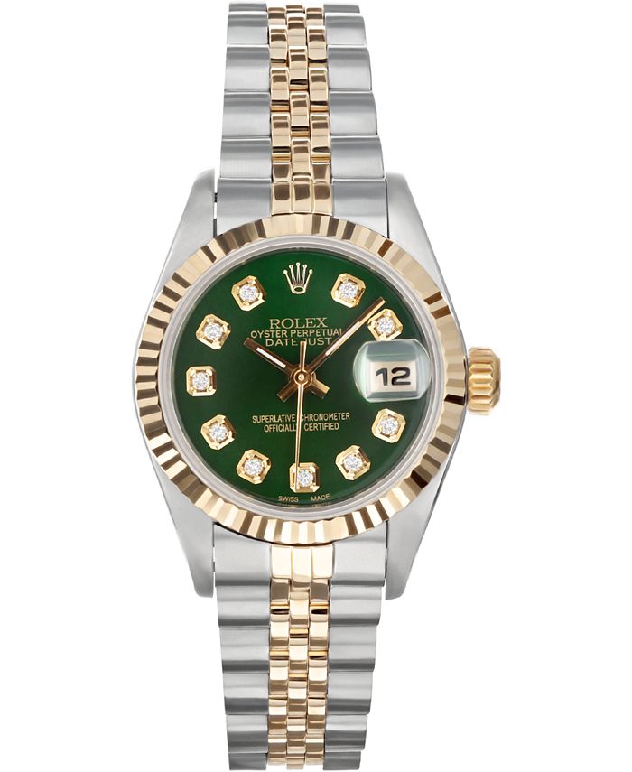 Pre owned shop rolex macy's