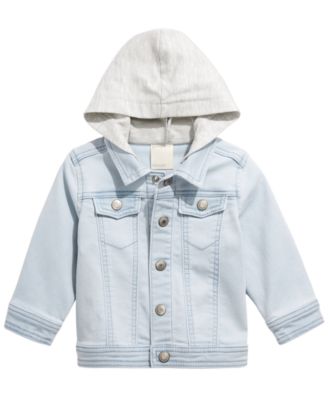 boys jean jacket with hood