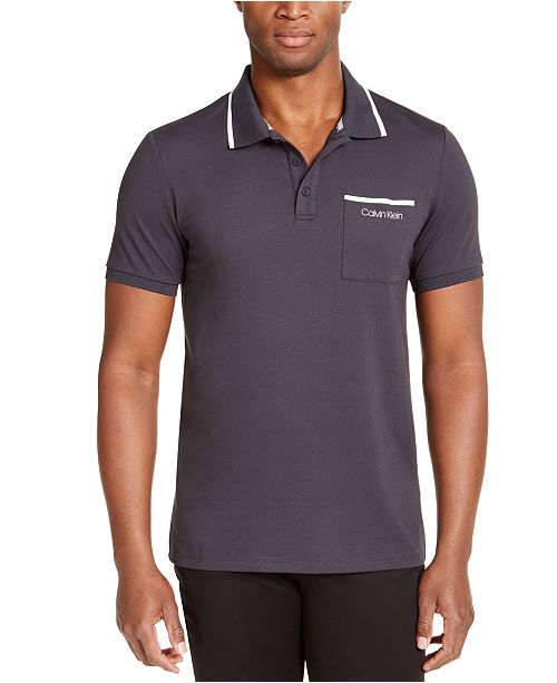 Calvin Klein Men S Ck Move 365 Tipped Polo Shirt Reviews