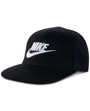 Nike Little Boys Embroidered Logo Snap-back Cap In Black