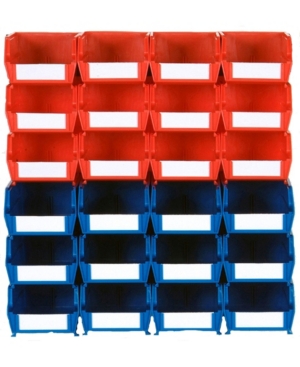 Triton Products Locbin 26 Piece Wall Storage Unit Wall Mount Rails with Hardware 2 Pack