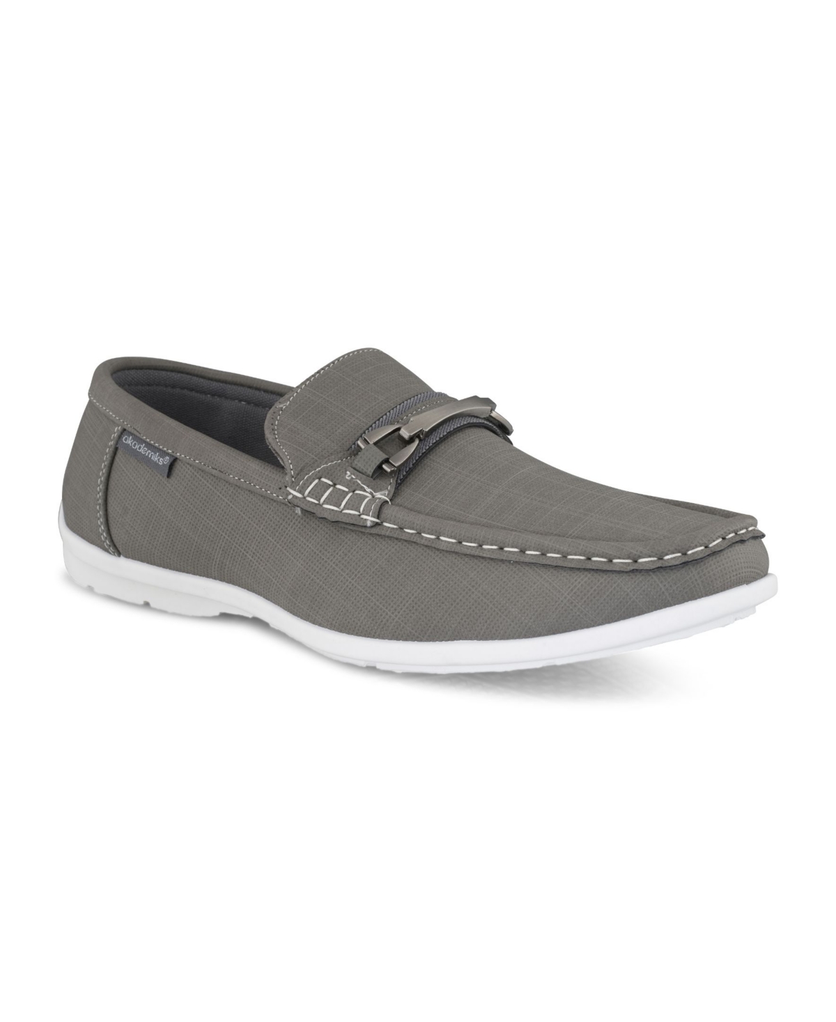 Akademiks Men's Moccasin Loafers In Grey