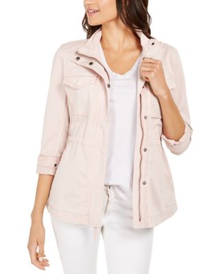 Style & Co Women's Twill Jacket, Created for Macy's & Reviews - Jackets ...