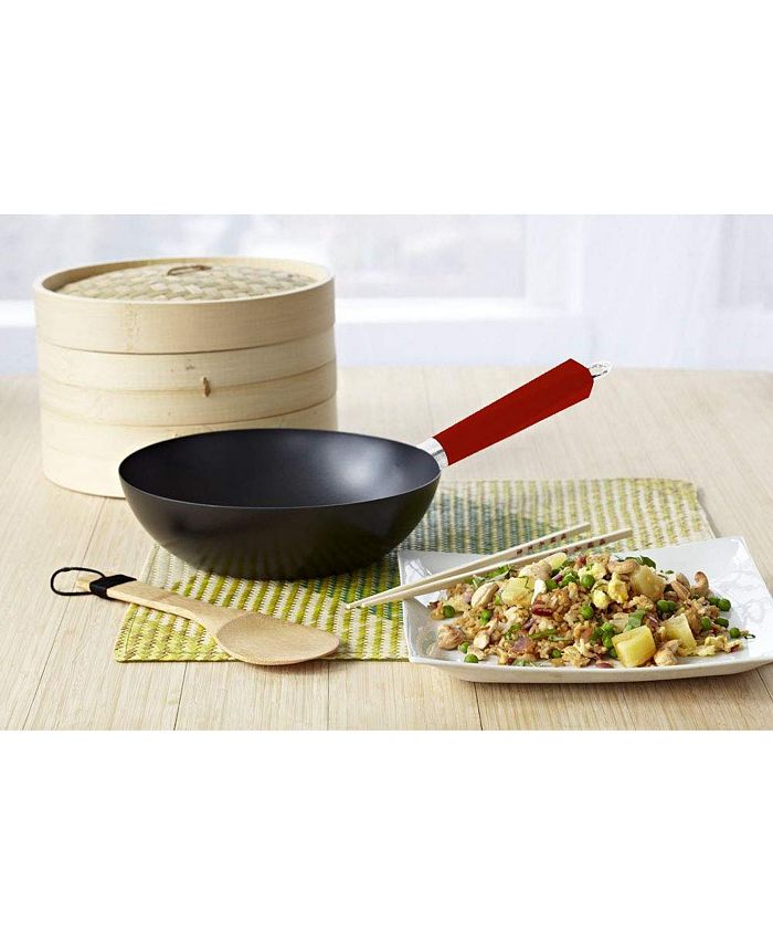 IMUSA 12" Wok with Bakelite Triangle Handle Macy's