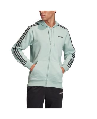 adidas 3 stripes zip through hoody mens