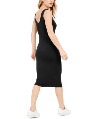 macy's black bodycon dress