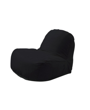 Loungie Cosmic Nylon Foam Lounge Chair In Black