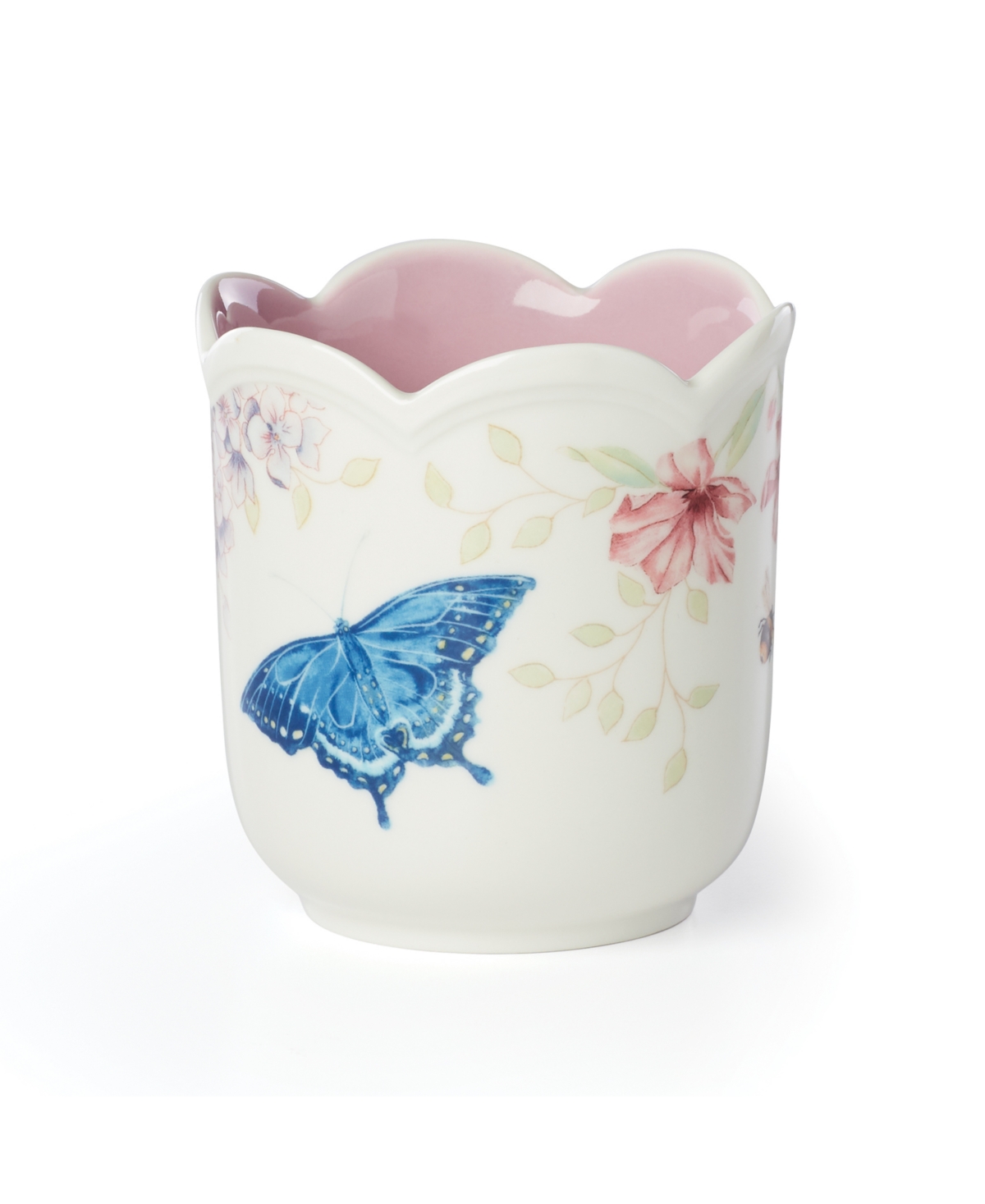 Lenox Butterfly Meadow Filled Candle, Lilac Linen
