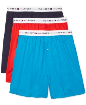 Tommy Hilfiger Men's 3-Pk Classic Knit Cotton Boxers