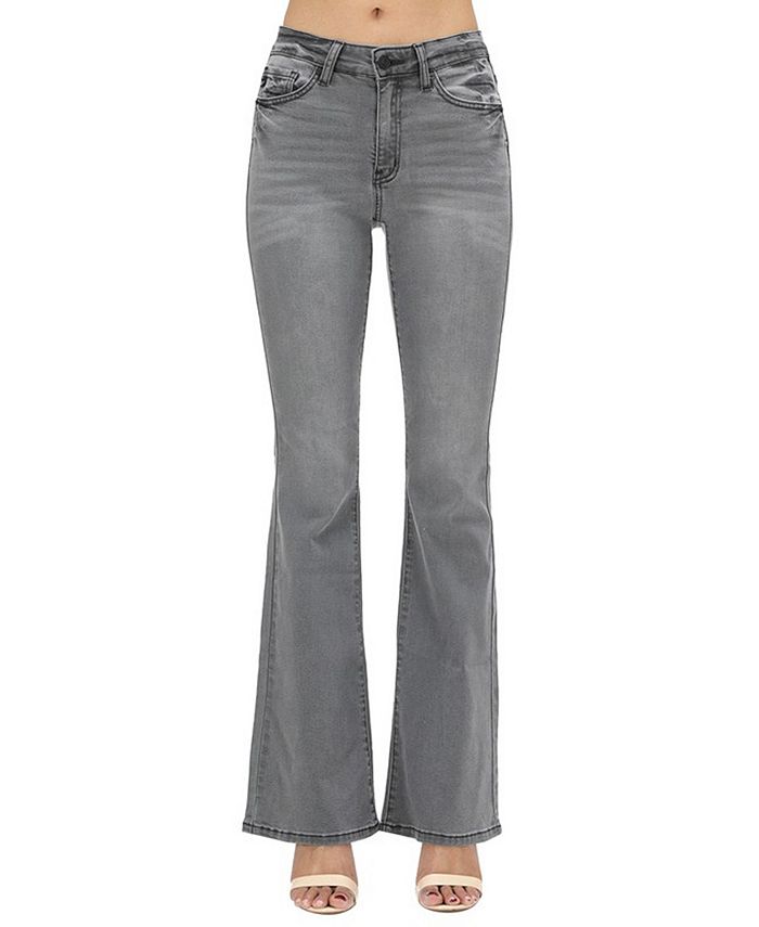 Kancan Mid Rise Flare Jeans & Reviews - Jeans - Women - Macy's