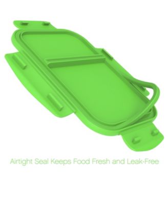 Small Divided Glass Food Storage Container