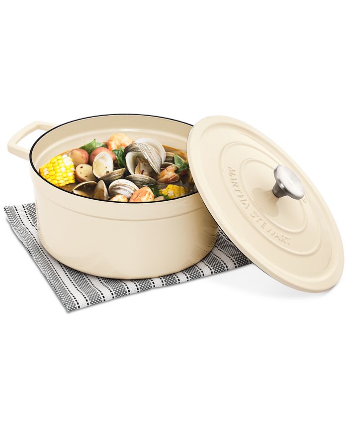 Up to 75% Off Martha Stewart Holiday Collection on Macys.com, 4QT Dutch  Oven Just $47.99 Shipped (Regularly $160)