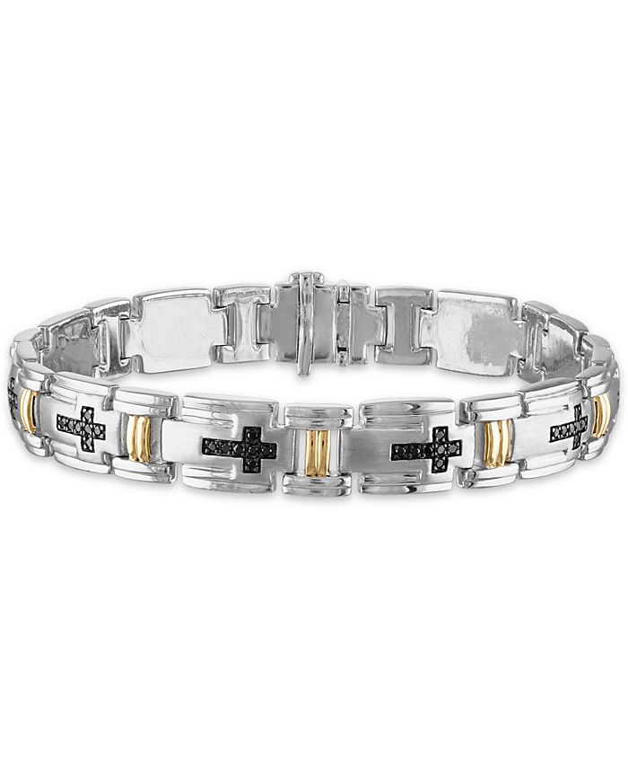 Macys mens online silver bracelets