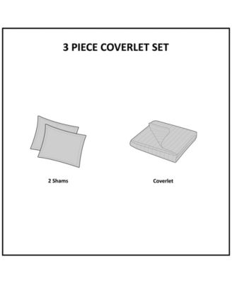 Mill Creek Oversized Cotton 3-Pc. Quilt Set, Full/Queen