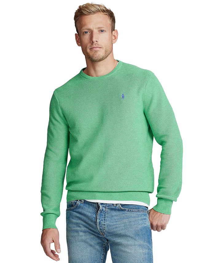 Polo Ralph Lauren Men's Cotton Crewneck Sweater & Reviews - Sweaters - Men  - Macy's
