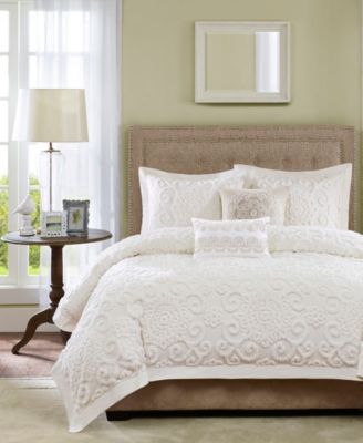 Suzanna Ivory 3-Pc. Full/Queen Comforter Mini Set