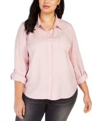 Style & Co - Plus Size Button-Down Shirt