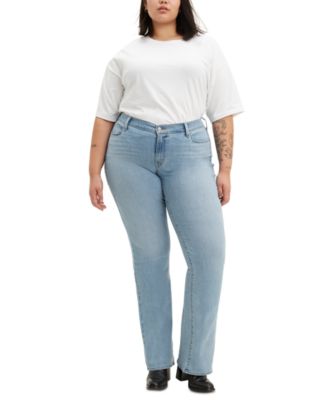 macy's plus size levi jeans