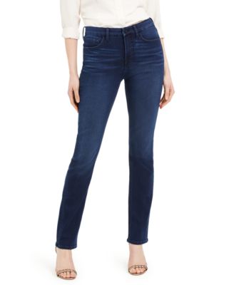 Jen7 Slim Straight Jeans In Classic 