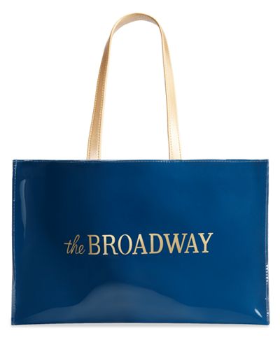 The Broadway Large Open Tote with Logo