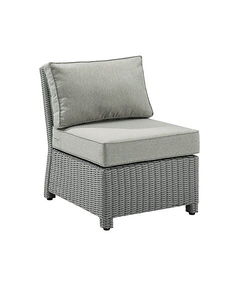 Crosley Bradenton Outdoor Wicker Sectional Center Chair & Reviews - Furniture - Macy&#39;s