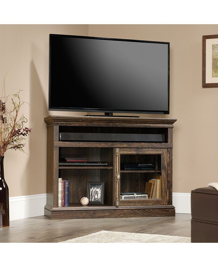 Sauder Barrister Lane Corner TV Stand Macy's