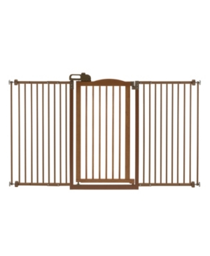 Richell Tall One-touch Gate Ii Wide In Brown