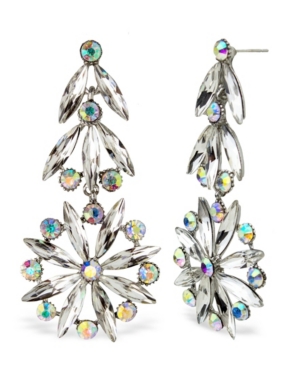 image of Statement Accessories Retro Stone Statement Earrings