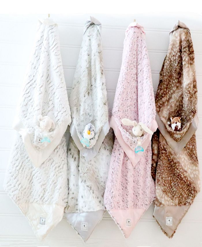 Zalamoon Plush Luxie Pocket Blanket with Pocket and Strap Holder with