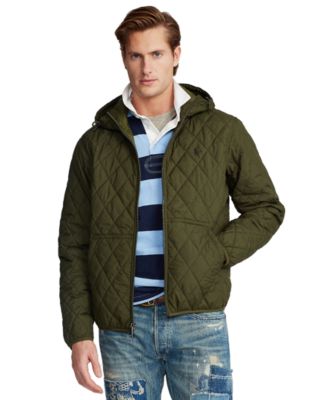 green polo jacket men's