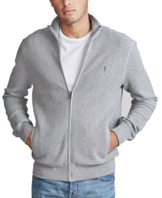 Polo Ralph Lauren Men's Cotton Full-Zip Sweater & Reviews - Sweaters - Men  - Macy's
