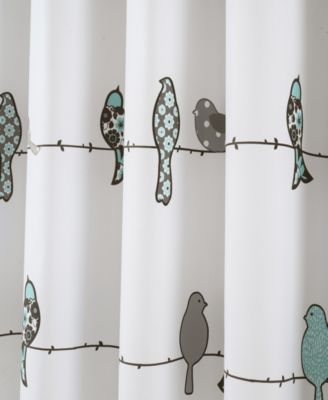 Rowley Birds Shower Curtain, 72" x 72"