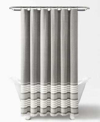 Nantucket Yarn Dyed Cotton Shower Curtain, 72" x 72"