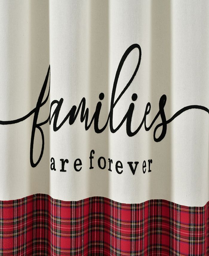Lush Décor - Families Are Forever 72" x 72" Shower Curtain