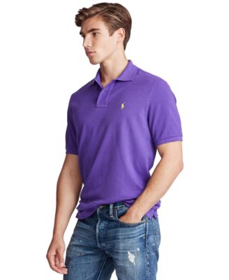 Men's Custom Slim-Fit  Mesh Polo Shirt