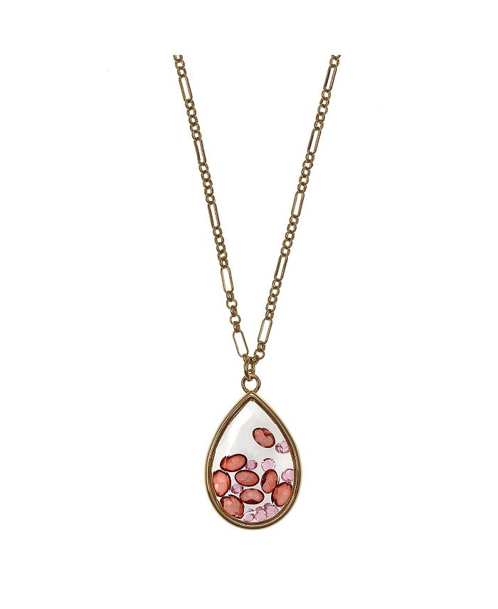 Laundry by Shelli Segal - Long teardrop Pendant Necklace