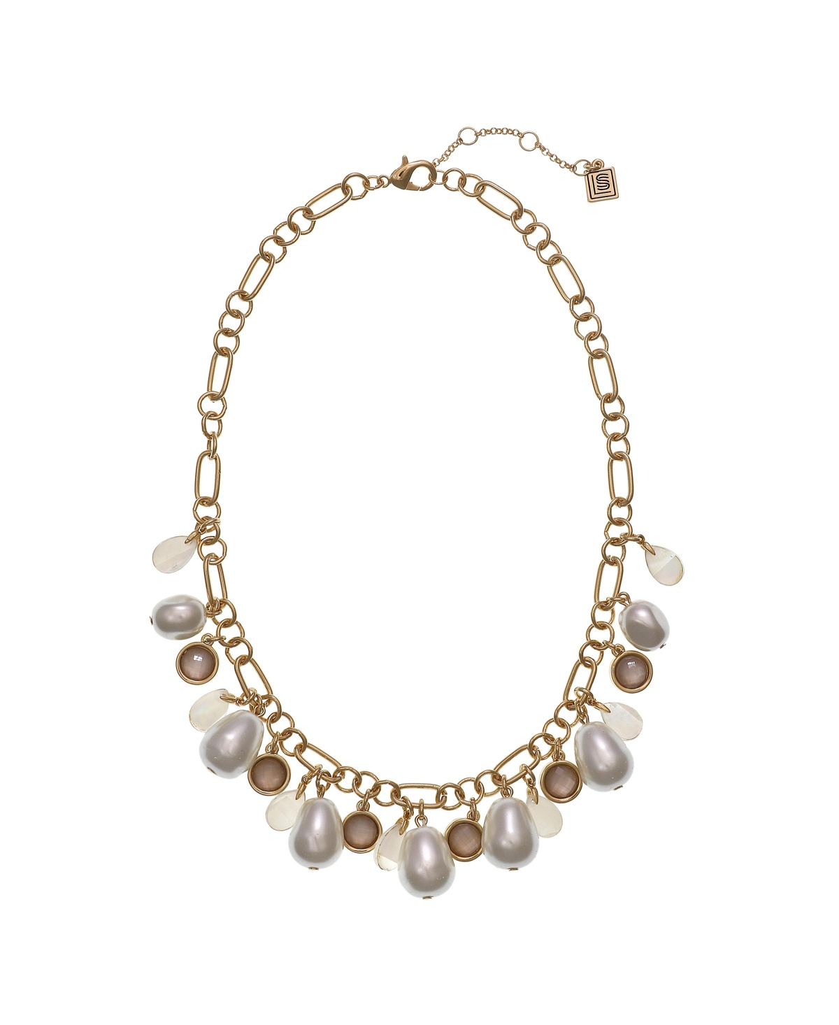 Shakey Pearl Necklace - White