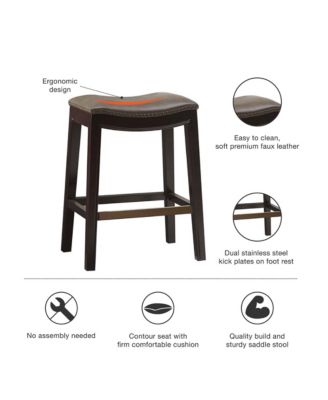 Belfast Saddle Counter Stool