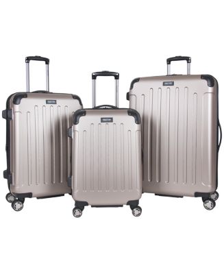 Kenneth Cole Reaction Renegade 3 Piece Expandable Hardside Luggage Set Champagne