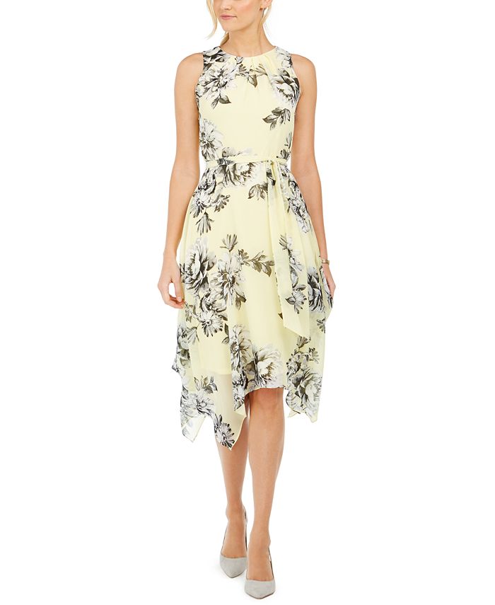 Jessica howard deals floral handkerchief dress
