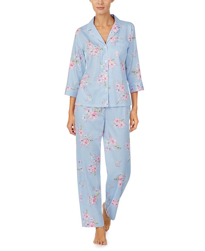 Lauren Ralph Lauren Petite Sateen Printed Pajama Set Macy's