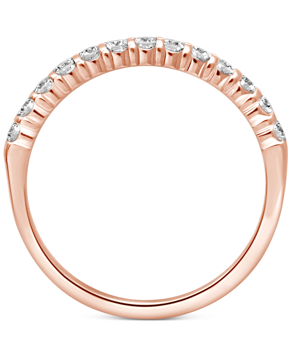Diamond Band (1/4 ct. t.w.) in 14k White, Yellow, or- Rose Gold